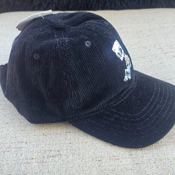 Mad Engine The Simpson Hat Black Corduroy Sport Baseball Hat Cap One Size Fit al - Picture 7 of 11